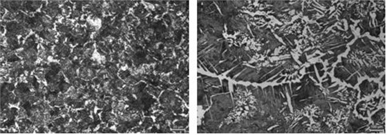 調質不當所致多相組織 過熱所致魏氏組織