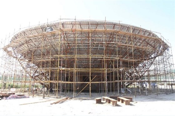 天問一號火星探測器，70米天線（GRAS-4）制造過程圖