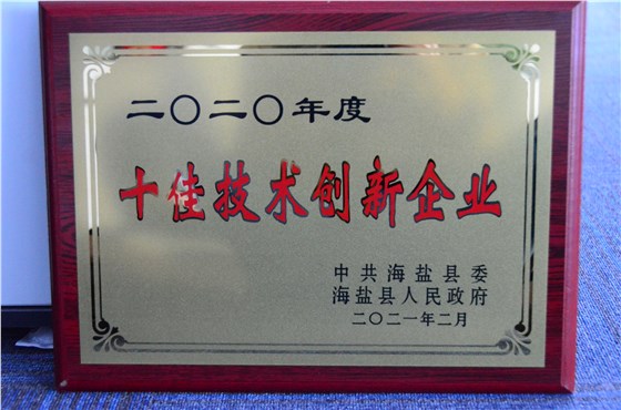 12 縣級十佳技術創新企業